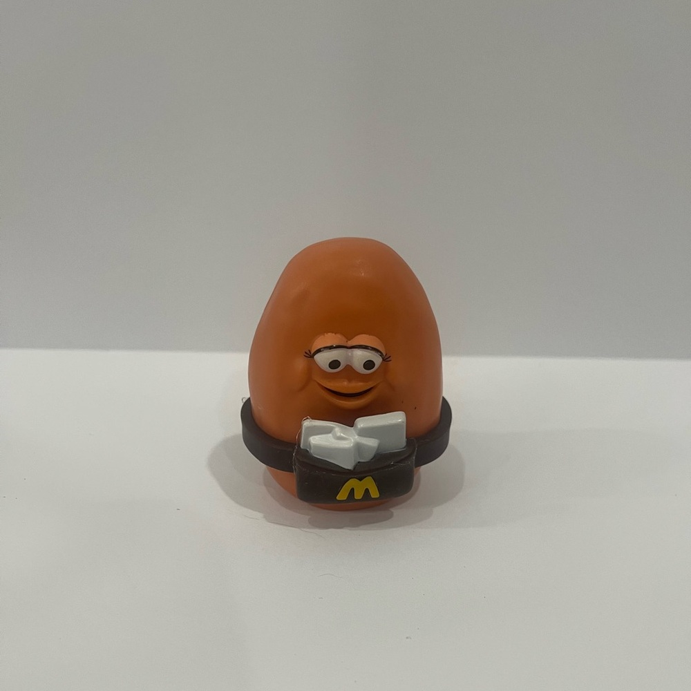 McDonald's Orange‎ nugget Character with western belt